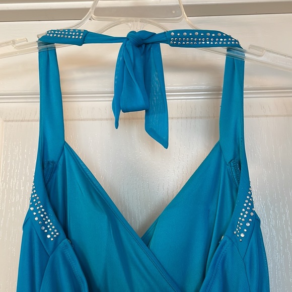 Trixxi Prom Dress - Teal - Picture 4 of 8